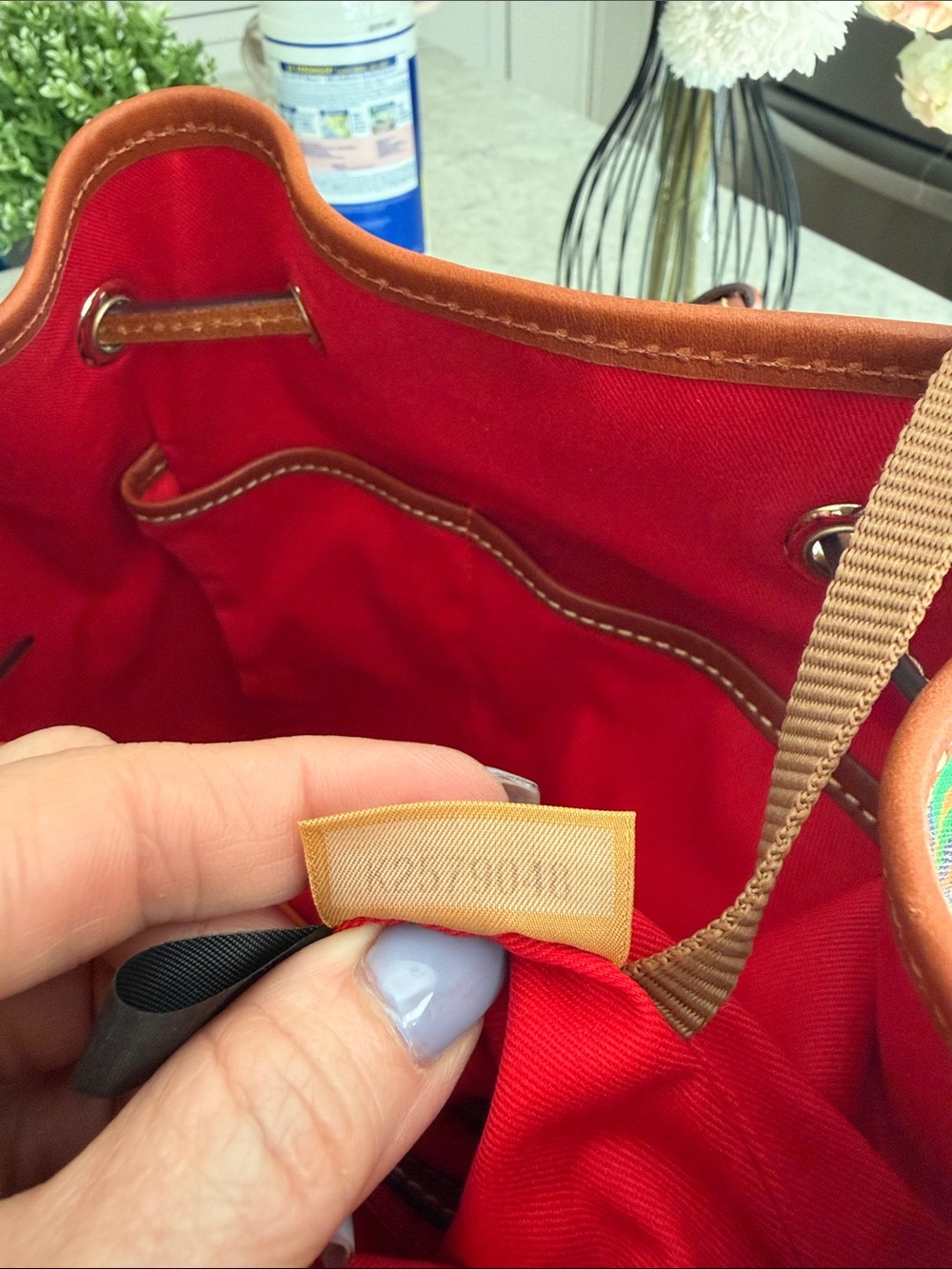 Dooney & Bourke Plumes Drawstring shoulder bag - Picture 7 of 7